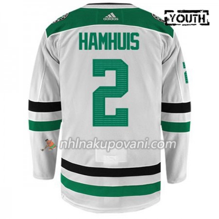 Dallas Stars Dresy DAN HAMHUIS 2 Adidas Bílá Authentic - Dětské